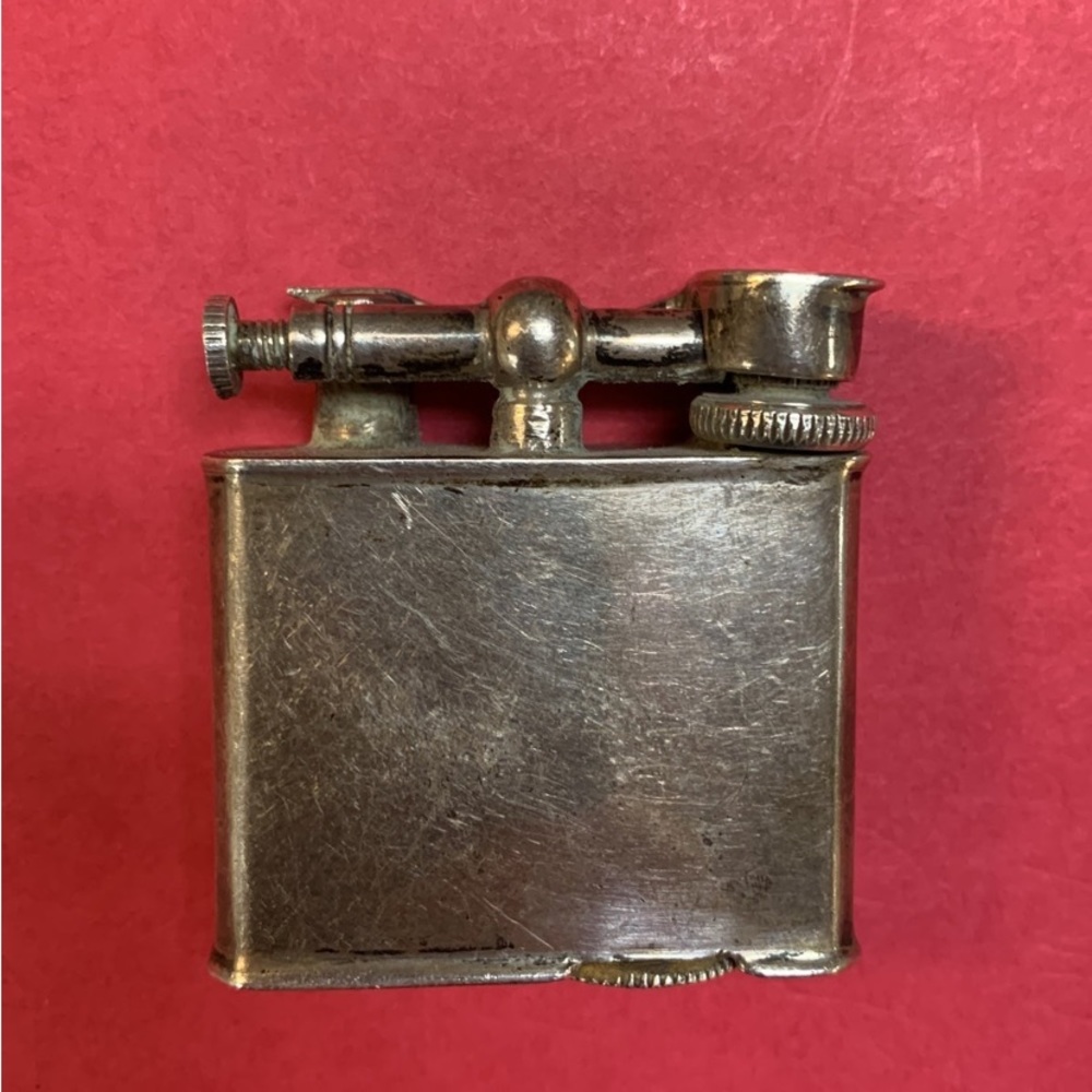 Cool 1920’s Holzer Co. Sterling Silver Antique Lift Arm Lighter